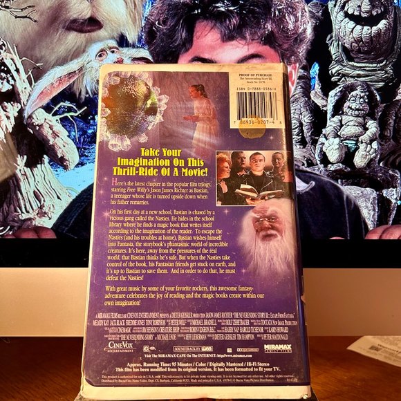 The Neverending Story III Escape from Fantasia (VHS, 1996) movie - Picture 2 of 3